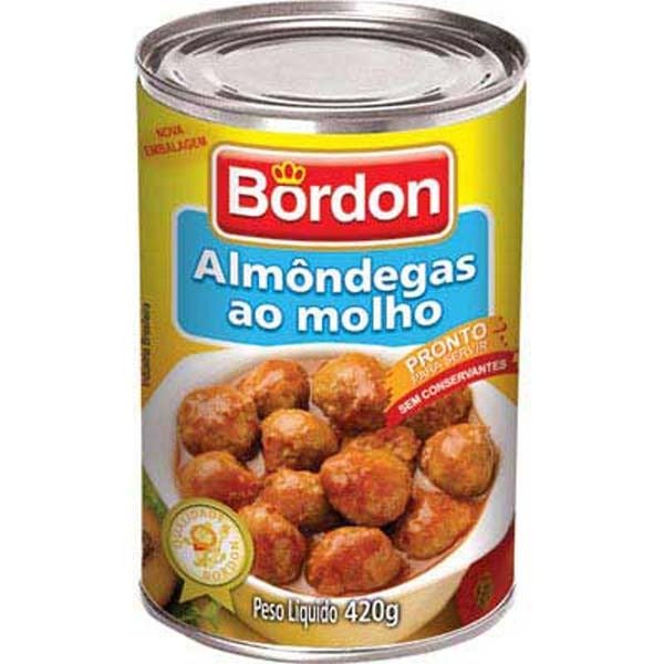 ALMONDEGAS AO MOLHO BORDON 420 G
