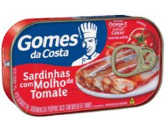 SARDINHA GOMES DA COSTA 125 G TOMATE