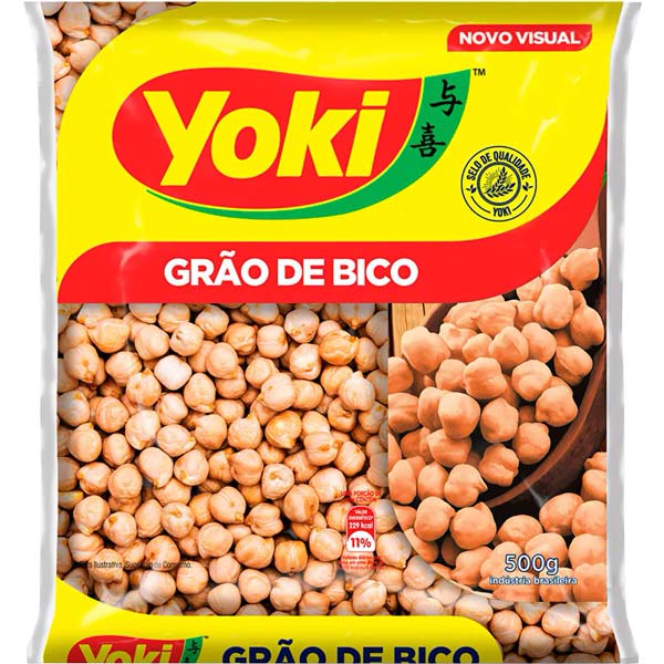 GRÃO DE BICO YOKI 500 G