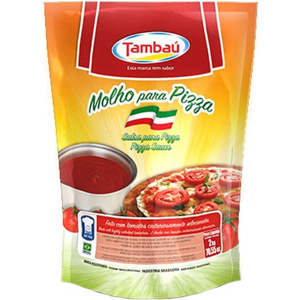MOLHO DE TOMATE TAMBAÚ PIZZA 2KG