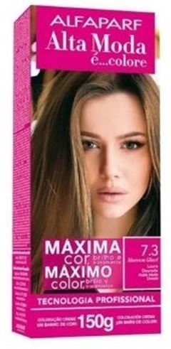 TINTURA ALTA MODA 150 G 7.3 LOURO DOU MARROM GLACER