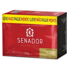 SABONETE SENADOR CLASSIC LEVE MAIS PAGUE MENOS 3X130 G