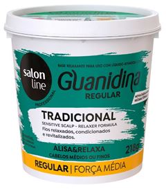 CREME GUANIDINA SALON LINE TRADICIONAL 218G REGULAR