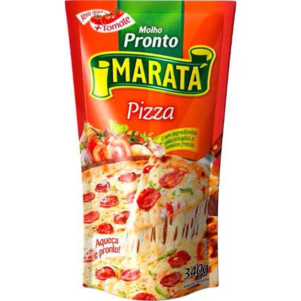 MOLHO DE TOMATE MARATÁ 340G PIZZA