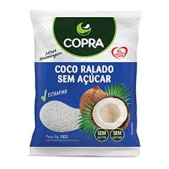 COCO RALADO COPRA FINO PURO 100 G SEM ACUCAR