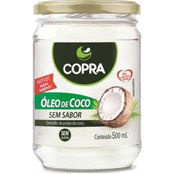 ÓLEO DE COCO COPRA SEM SABOR POTE 500 ML