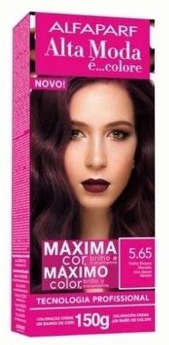 TINTURA ALTA MODA ESPECIAL 150G 5.65 VINHO ESCURO MARSALA