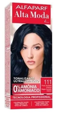 TINTURA ALTA MODA TONALIZANTE 120 G 1.11 PRETO AZULADO IN