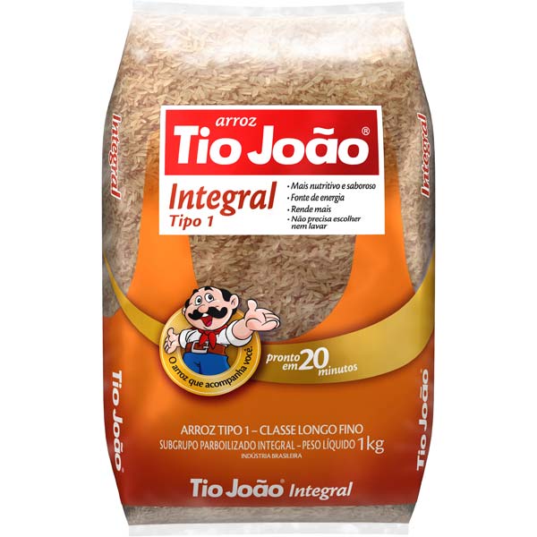 ARROZ INTEGRAL TIO JOÃO T1 1 KG