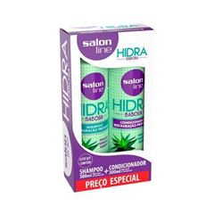 SHAMPOO+CONDICIONADOR SALON LINE HIDRA 300 ML BABOSA