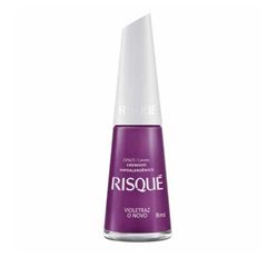 ESMALTE RISQUE COLORIDOS 8 ML CREMOSO VIOLETRAZ O NOVO