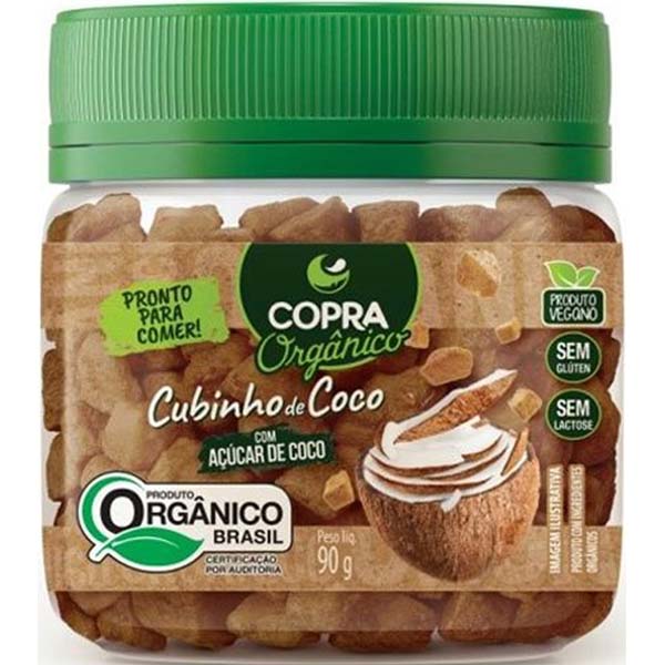 CUBINHO DE COCO COPRA COM AÇÚCAR DE COCO 90 G