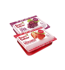 GELEIA SORTIDA BOM SABOR 15 G MORANGO/UVA