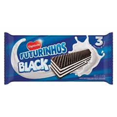 BISCOITO WAFER CAPRICCHE FUTURINHOS 80G BLACK