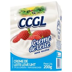 CREME DE LEITE CCGL LEVE UH.TP 200G 17% DE GORDURA