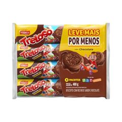 BISCOITO RECHEADO TRELOSO 480G CHOCOLATE