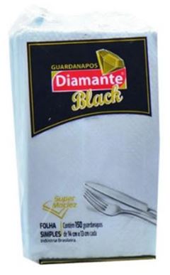 GUARDANDAPO DIAMANTE BLACK (14X13) 150 FOLHAS