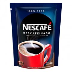 CAFE EM PO SOLUVEL NESCAFE DESCAF SACHE 40G