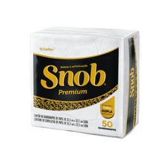 GUARDANAPO SNOB FOLHA.DUPLA 32,5X32,5CM 50 FLS