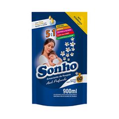 AMACIANTE SONHO REFIL 900ML AZUL PROFUNDO