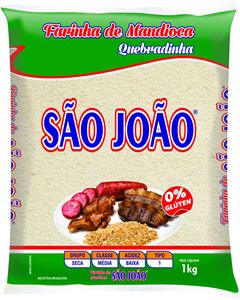 FARINHA DE MANDIOCA SAO JOAO 1KG QUEBRADINHA