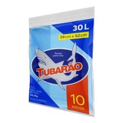 SACO P/LIXO TUBARAO 30L C/24