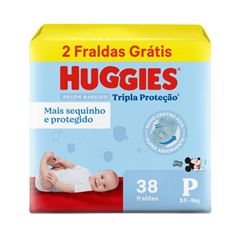 FRALDA HUGGIES TP MEGUINHA (P) 38 UN