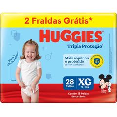 FRALDA HUGGIES TP MEGUINHA (XG) 28 UN