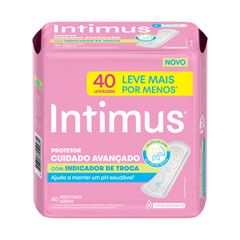 ABSORVENTE INTIMUS PROTETOR DIARIO SUAVE C/40 UN INDIC DE TROC