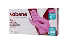 LUVAS NITRILICA VABENE G ROSA 1000UN