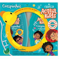 SHAMPOO+CONDICIONADOR INFANTIL ACQUA KIDS 250 ML CRESPINHOS