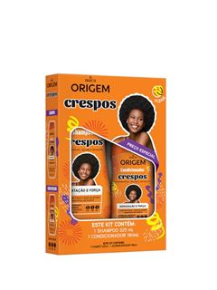 SHAMPOO+CONDICIONADOR ORIGEM 325+180ML CRESPOS