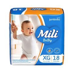 FRALDA MILI BABY JUMBINHO (XG) 18UN