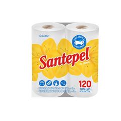 PAPEL TOALHA SANTEPEL FOLHA DUPLA C/120 FLS