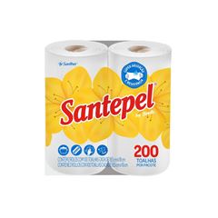 PAPEL TOALHA SANTEPEL FOLHA DUPLA C/200 FLS