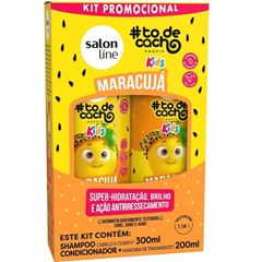 SHAMPOO+CONDICIONADOR INFANTIL SALON LINE 300+200ML MARACUJA