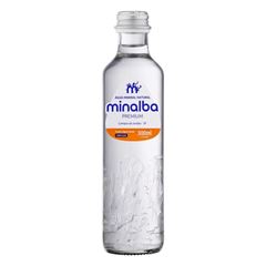 AGUA MINERAL MINALBA C/GAS VD 300ML PREMIUM