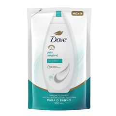 SABONETE LIQUIDO DOVE REFIL 200 ML PELE SENSIVEL