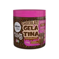 GELATINA CAPILAR INFANTIL SALON LINE 550G CHOCOLATE