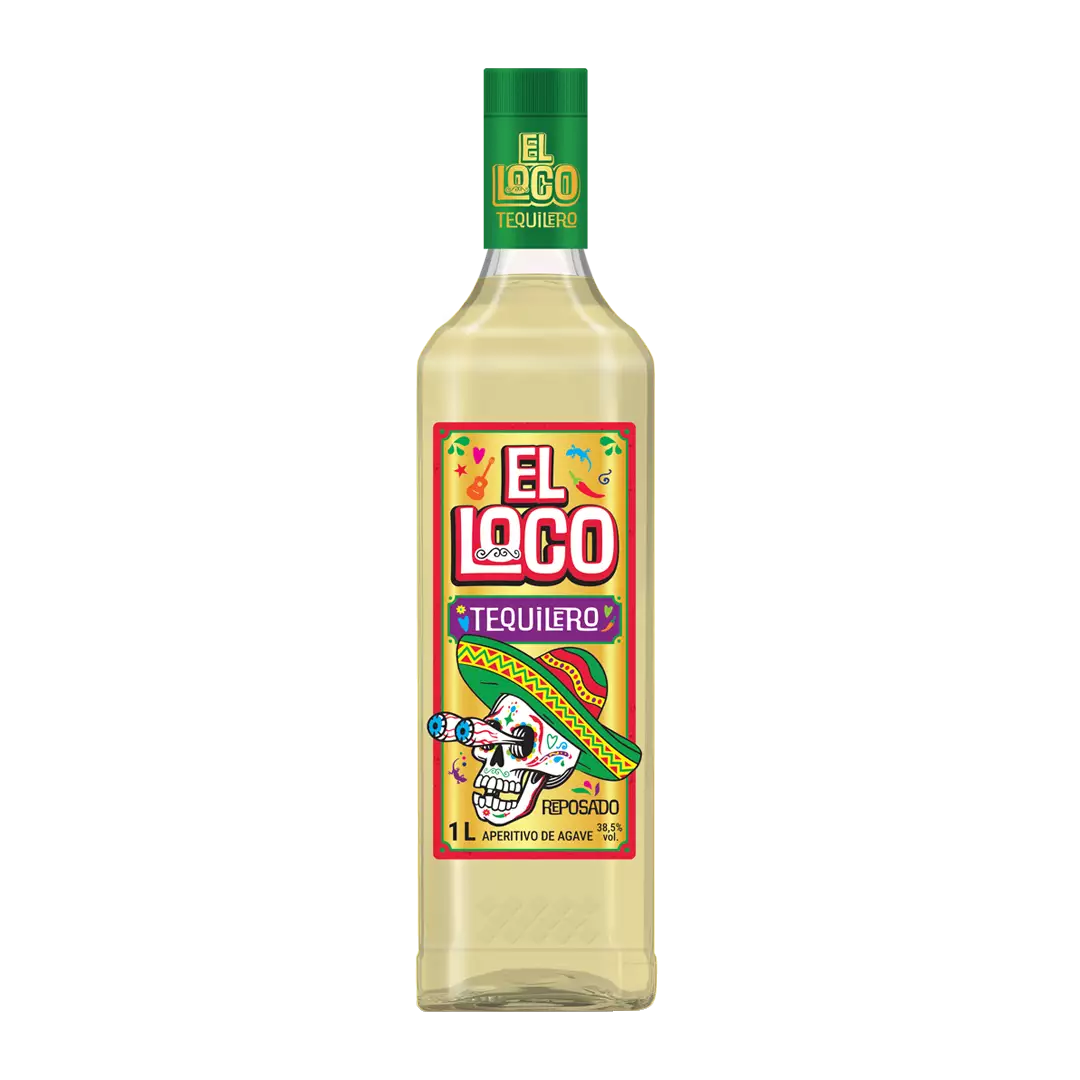 TEQUILA TEQUILERO EL LOCO 1L ORO