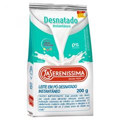 LEITE PO LASERENISSIMA DESNATADO 200G