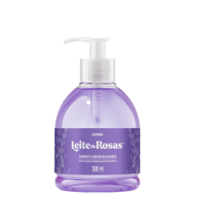 SABONETE LIQUIDO LEITE DE ROSAS 300ML LAVANDA