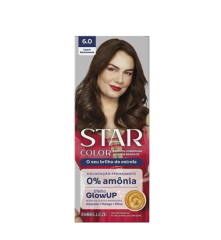 TINTURA STAR COLOR S/AMONIA 50G 6.0 LOURO ESTONTEANTE