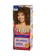 TINTURA STAR COLOR S/AMONIA 50G 7.0 LOURO IMPECAVEL