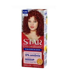 TINTURA STAR COLOR S/AMONIA 50G 6.66 CEREJA PROFUNDO