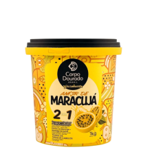 CREME PARA TRATAMENTO CORPO DOURADO 1KG AMOR DE MARACUJA