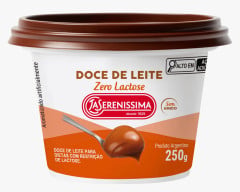 DOCE DE LEITE LASERENISSIMA 250G ZERO LACTOSE