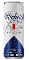 CERVEJA MICHELOB ULTRA LT SLEEK 350 ML